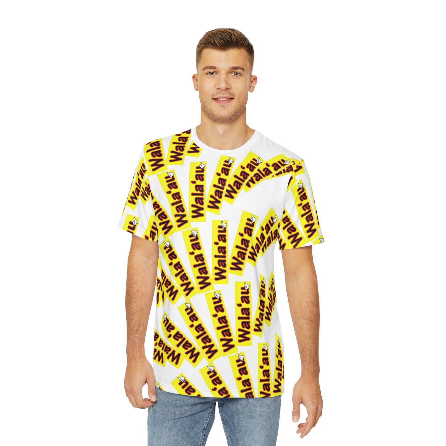 Bold Wala'au Graphic Men's Polyester T-Shirt - Trendy Summer Style